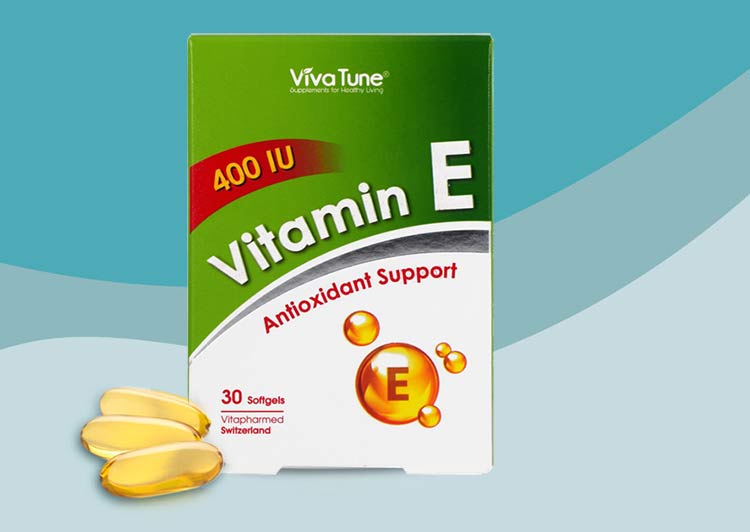 کپسول نرم ژلاتینی ویتامین E 400 واحد ویواتیون 30 عدد