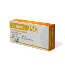 قرص ویتامین C 250 میلی گرم مهر دارو 30 عدد
