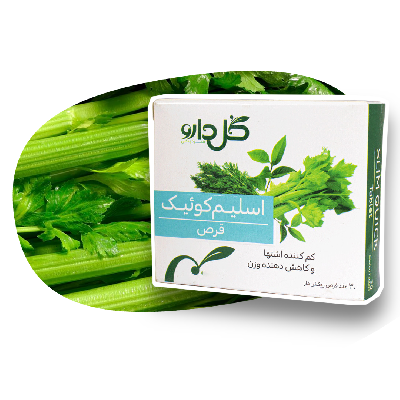 قرص اسلیم کوئیک گل دارو 30 عددی